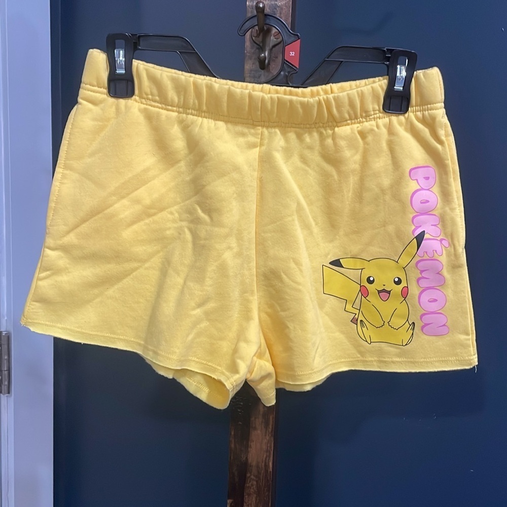 Yellow Pokémon Shorts